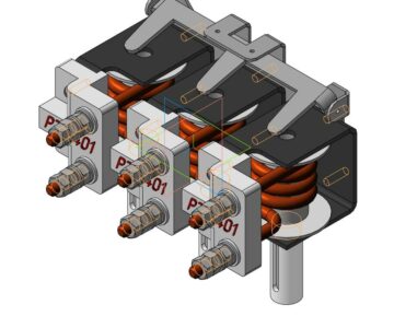 3D модель Реле максимального тока, РЭО-401