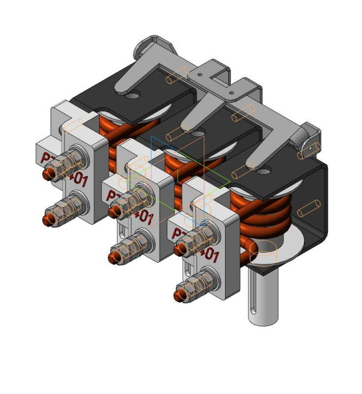 3D модель Реле максимального тока, РЭО-401