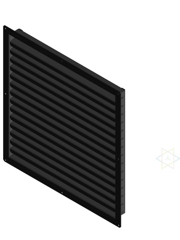 3D модель Вентиляционная решетка под проем 450х450