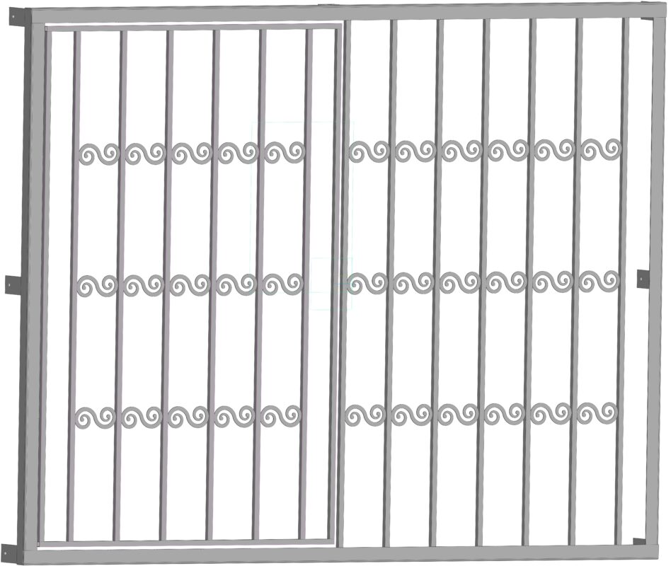 3D модель Решётки на окна наружные