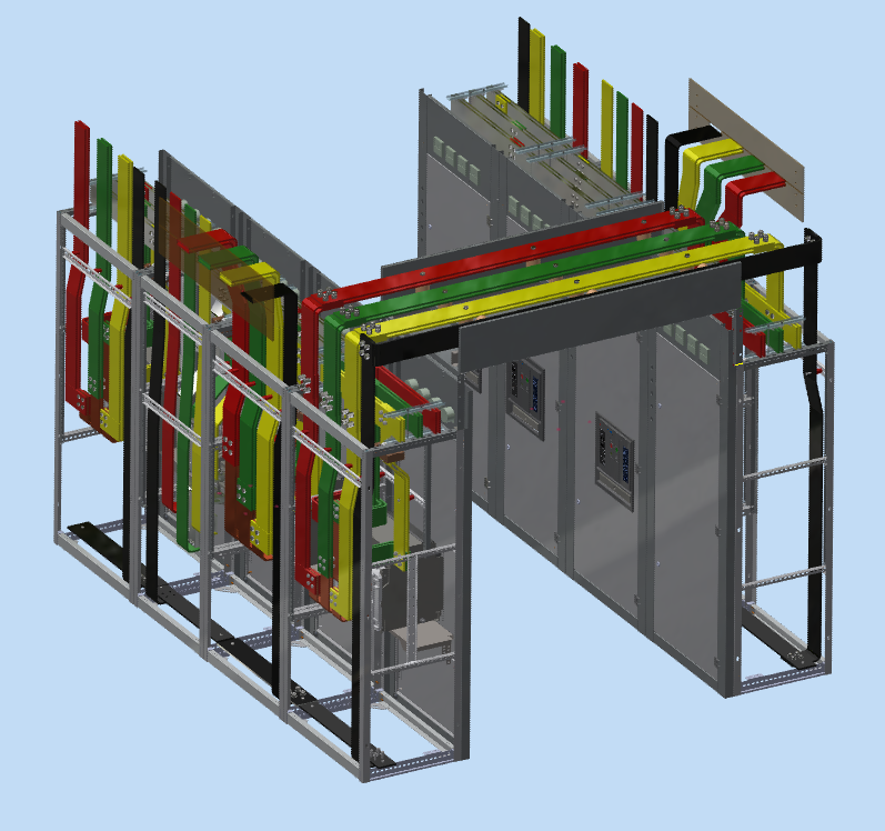 3D модель Панели распределительных щитов серии РУ-0,4 кВ ЩО на EATON PSL