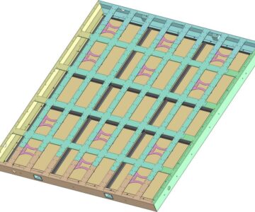 3D модель Короб светодиодного экрана