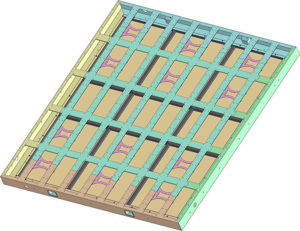 3D модель Короб светодиодного экрана