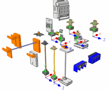 3D модель ABB аксессуары к автоматическим выключателям