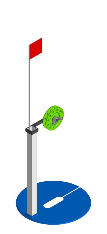 3D модель Жерлица зимняя для ловли рыбы