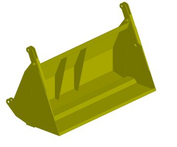 3D модель Ковш фронтального погрузчика челюстной 0,34 м3