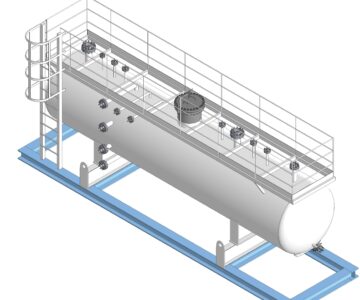3D модель Емкость освоения 11-V-1901 - 25м3