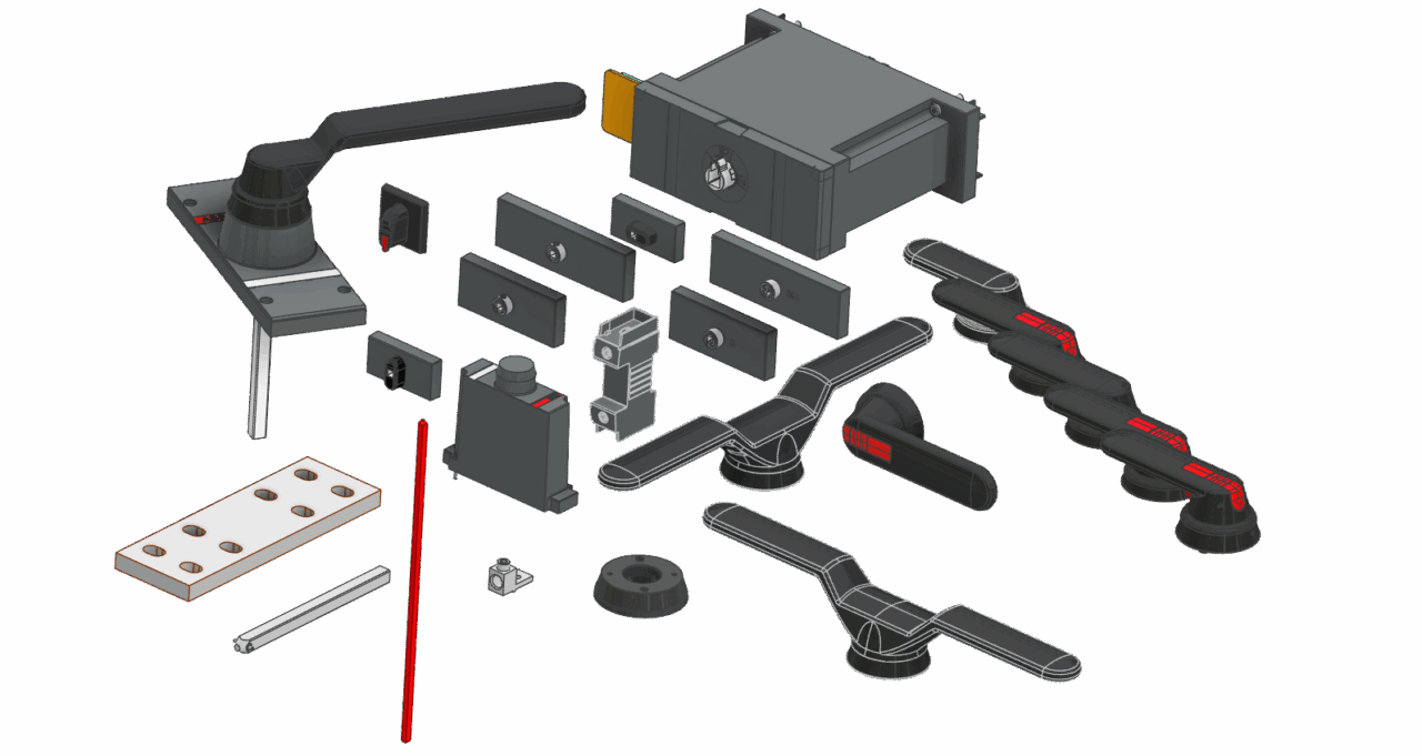 3D модель ABB аксессуары к рубильникам и выключателям