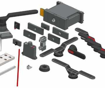 3D модель ABB аксессуары к рубильникам и выключателям