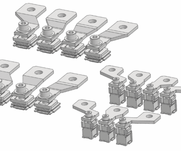 3D модель ABB терминалы 47мм, 70мм