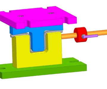 3D модель Оснастка для сгибания крючка
