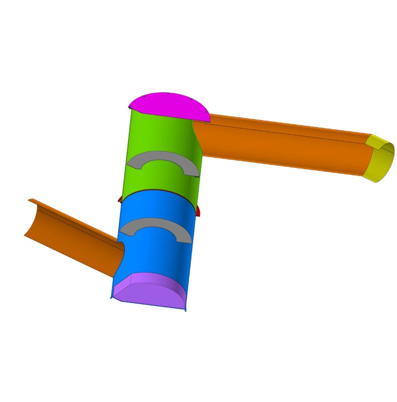 3D модель Бочка-циклон для вытяжки плазмы