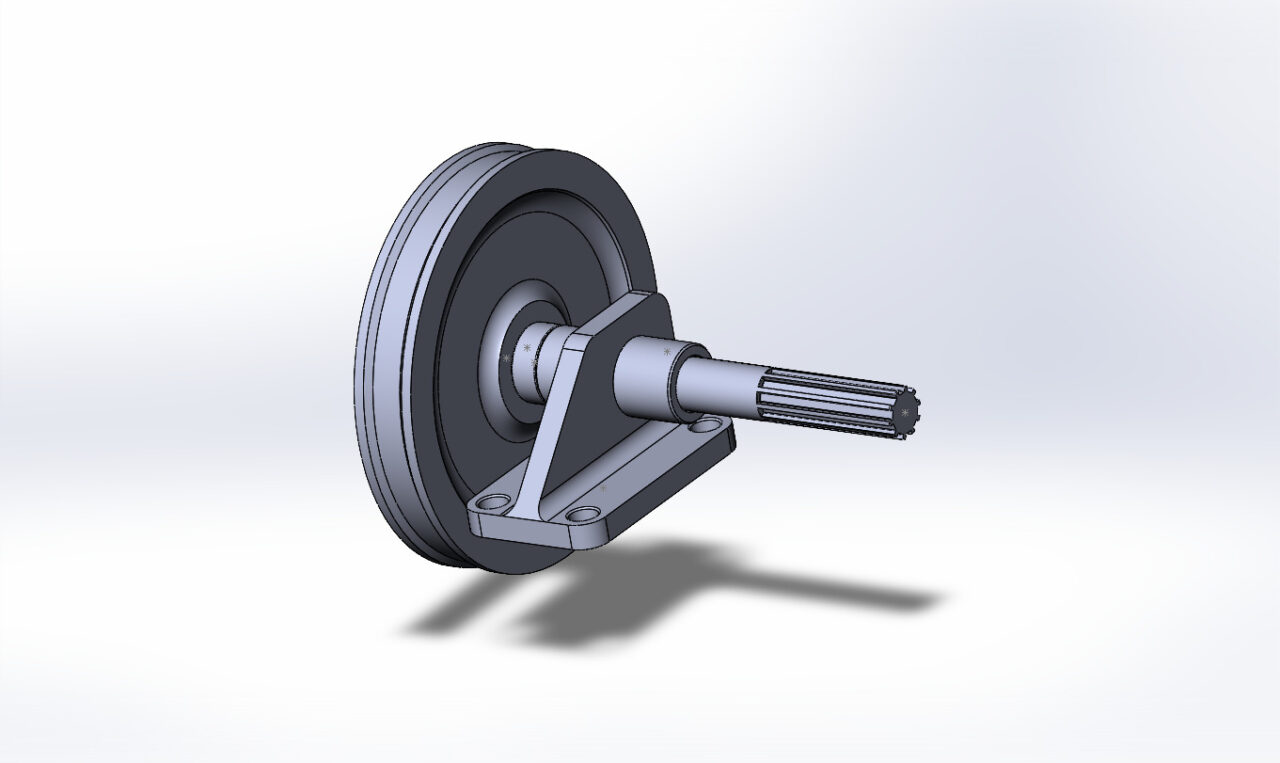 Чертеж Расчетно-графическая работа "Узел ременной передачи"