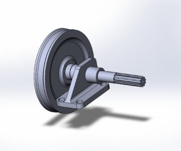 Чертеж Расчетно-графическая работа "Узел ременной передачи"