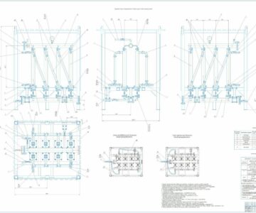 Чертеж Фазоразделитель для выделения газовой фазы