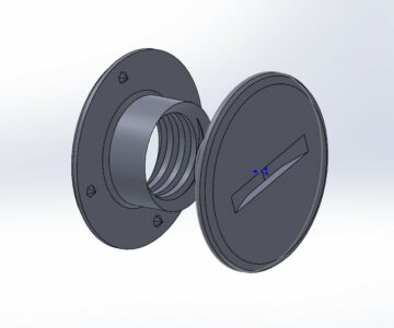 3D модель Универсальный зажим ковриков в салон автомобиля