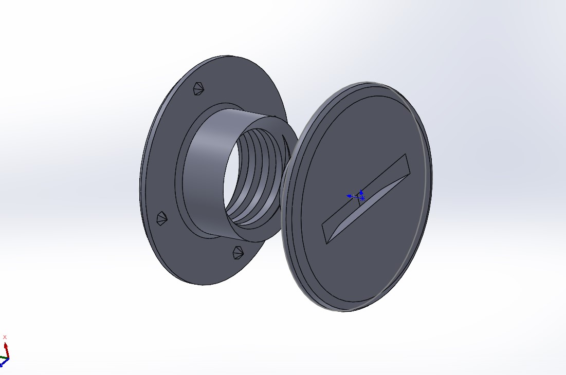 3D модель Универсальный зажим ковриков в салон автомобиля