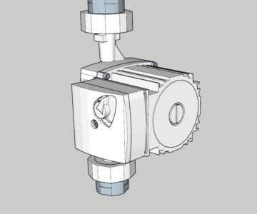 3D модель Циркуляционный насос Валтек 25.6-180