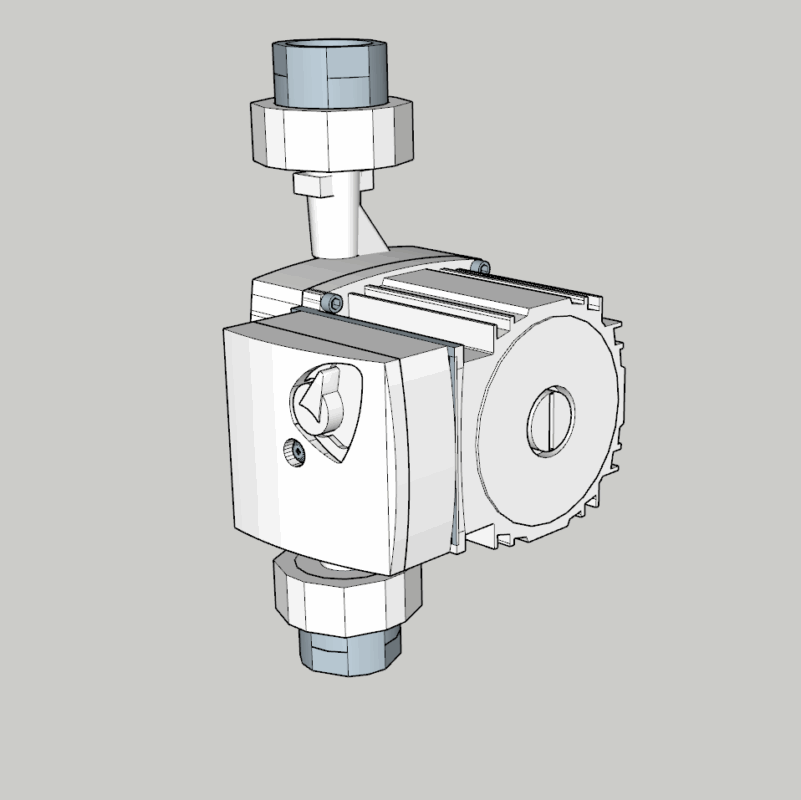 3D модель Циркуляционный насос Валтек 25.6-180