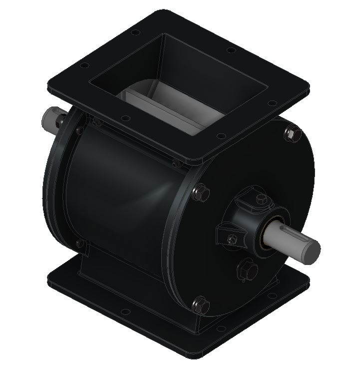 3D модель Шлюзовой затвор на 6 литров