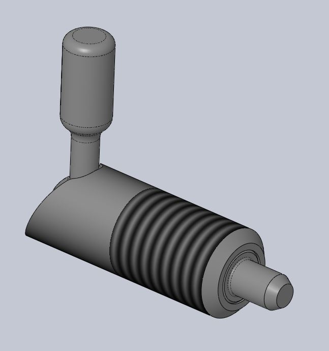 3D модель Штифт стопорный с ригелем вращающиеся на 360° без стопорной гайки A00341.200101, Альтервиа