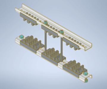 3D модель Шинодержатель под вертикально расположенные шины