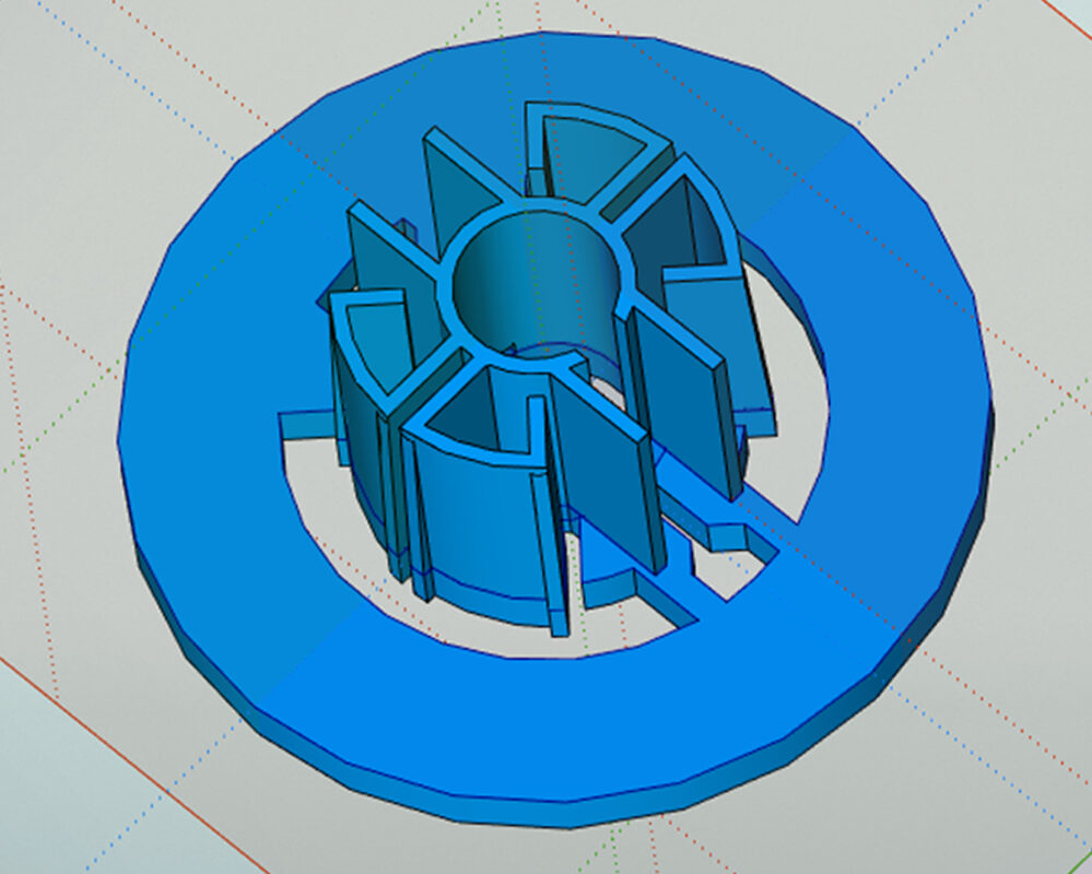 3D модель Держатель (втулка) шпинделя HP 510, C7769-40153/C7769-40169
