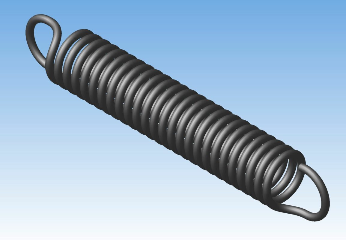 3D модель Пружина растяжения 1086-0319