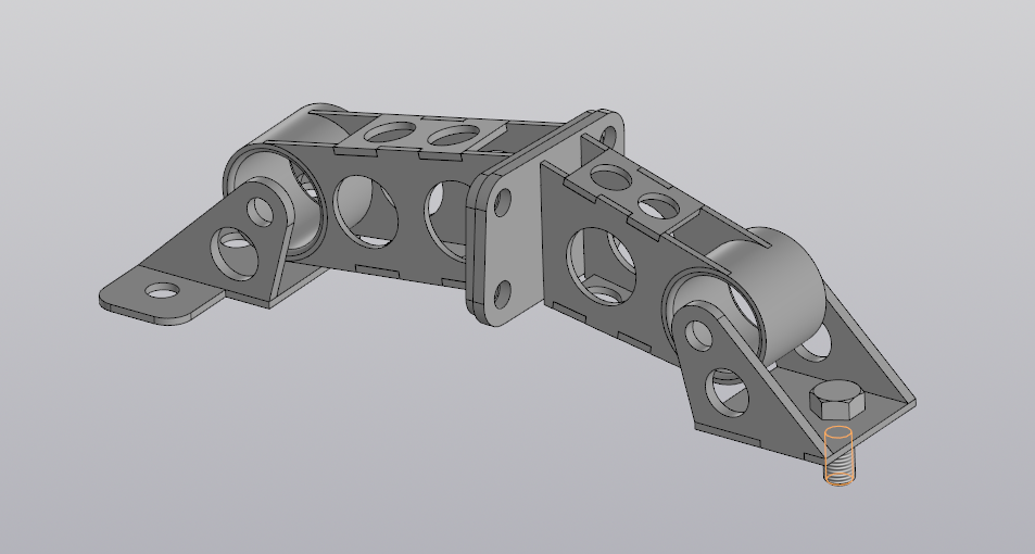 3D модель Спартивные опоры мотора ВАЗ 2106 для автомобиля Иж 2126