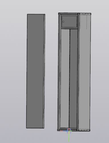 3D модель Сейф для ружья 300х250х1400
