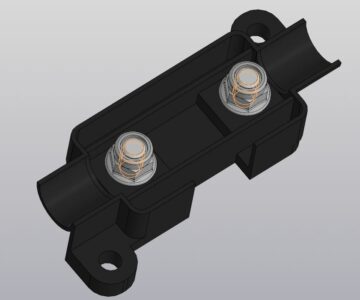 3D модель Держатель предохранителя MIDIVAL, Dpr-0120