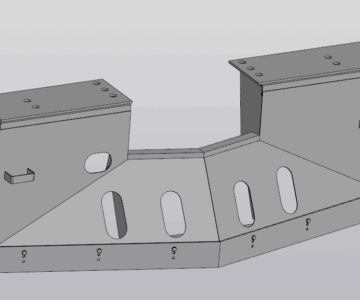 3D модель Метельник снегоуборочный для тепловоза ТГМ - 24