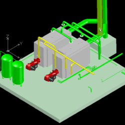 3D модель 3D модель котельной