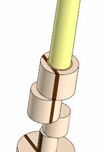 3D модель Необычный подсвечник