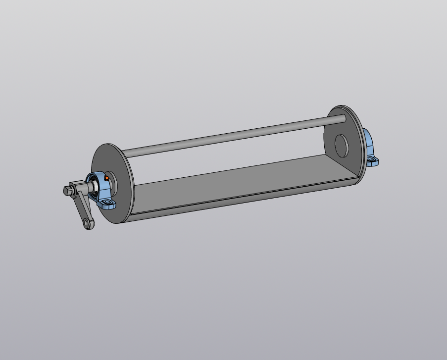 3D модель Модель шиберной заслонки