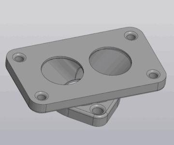 3D модель Адаптер Солекс на ЗАЗ