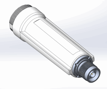 3D модель Беспроводная точка доступа Ubiquity bullet