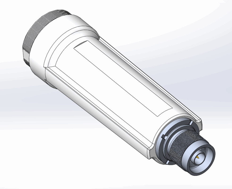 3D модель Беспроводная точка доступа Ubiquity bullet