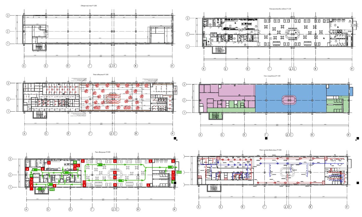 3D модель Дизайн- проект интерьера ресторана