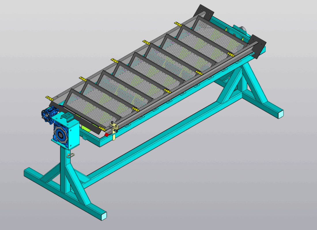 3D модель Поворотный стол для лестничного марша