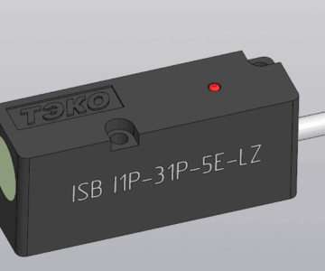 3D модель Датчик индуктивный ISB I1P-31P-5E-LZ