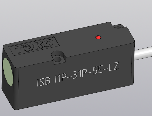 3D модель Датчик индуктивный ISB I1P-31P-5E-LZ