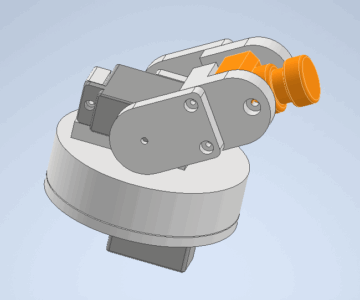 3D модель Поворотный механизм камеры fpv rc