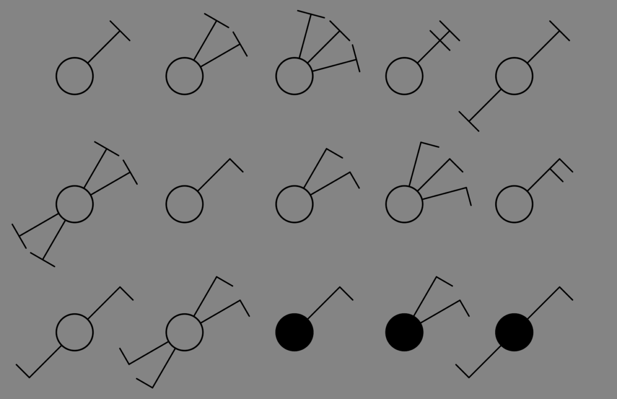 Чертеж Динамические блоки выключателей и розеток по ГОСТ21.210