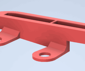 3D модель Направляющая тросика газа для карбюратора солекс