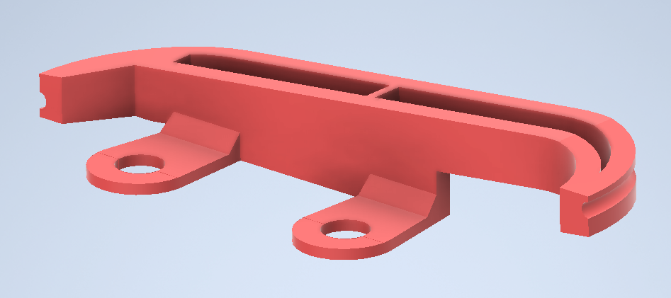 3D модель Направляющая тросика газа для карбюратора солекс