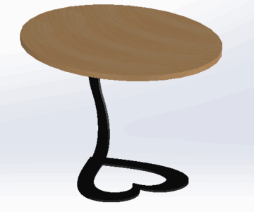 3D модель Подстолье барное