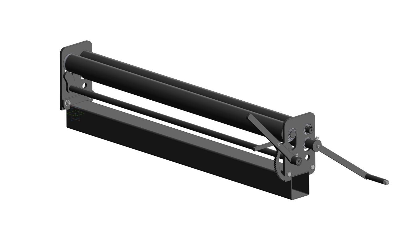 3D модель Вальцовочный станок трехвальный (Аналог KEEPLER)