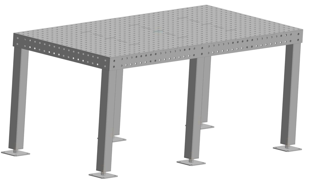 3D модель Стол сварочный 1000х2000х900 мм