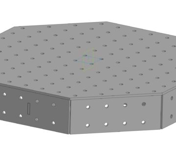 3D модель Столешница сварочного восьмиугольного стола